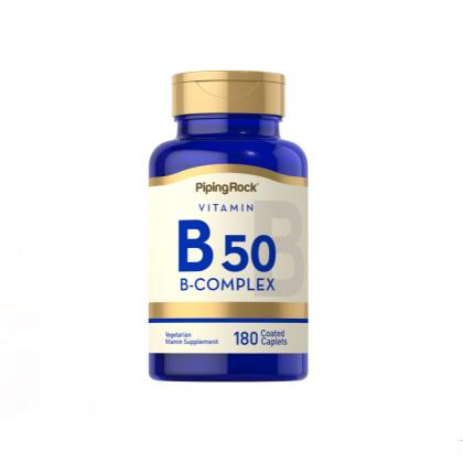 【美国直邮】复合维生素B-50缓释片 180粒