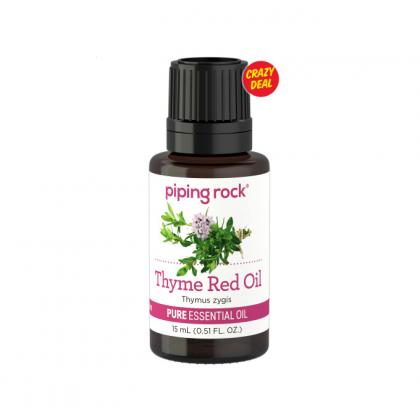 【买一送一】PiPingRock 100% 纯红色百里香精油15 mL