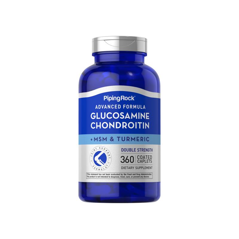 加强型双倍氨糖软骨素 MSM + 姜黄，360 片