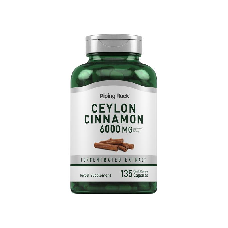 Ceylon Cinnamon,6000 毫克（每份）,135 速释 胶囊
