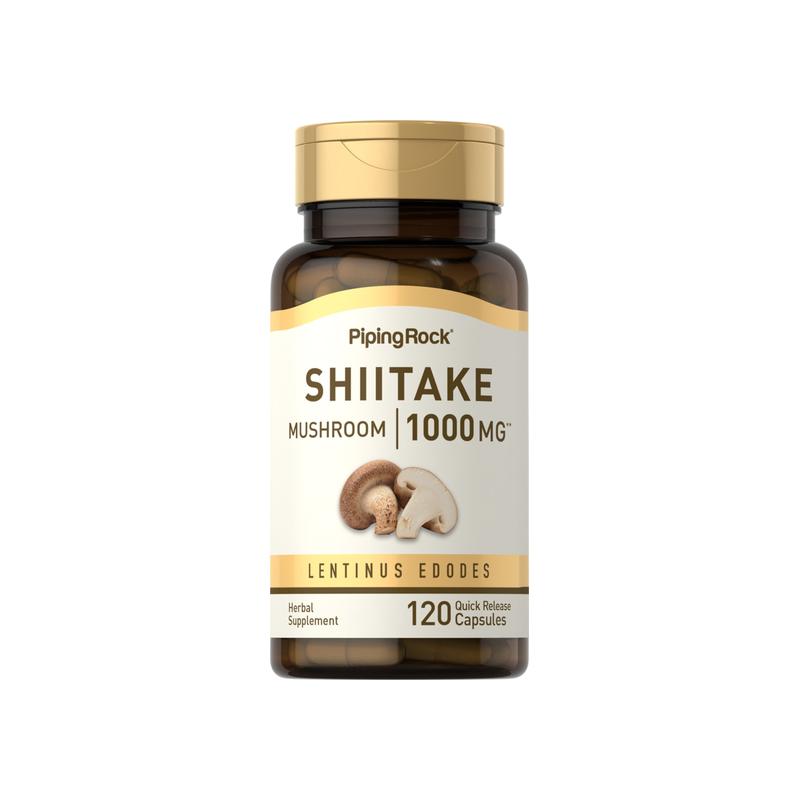 香菇提取物，每份 1000 毫克，120 粒