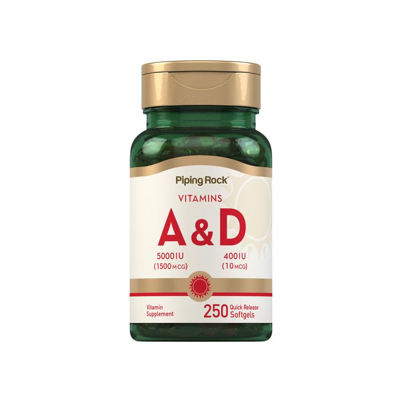 维生素 A+D3 软胶囊（A 5000  IU、D3 400  IU），250 粒