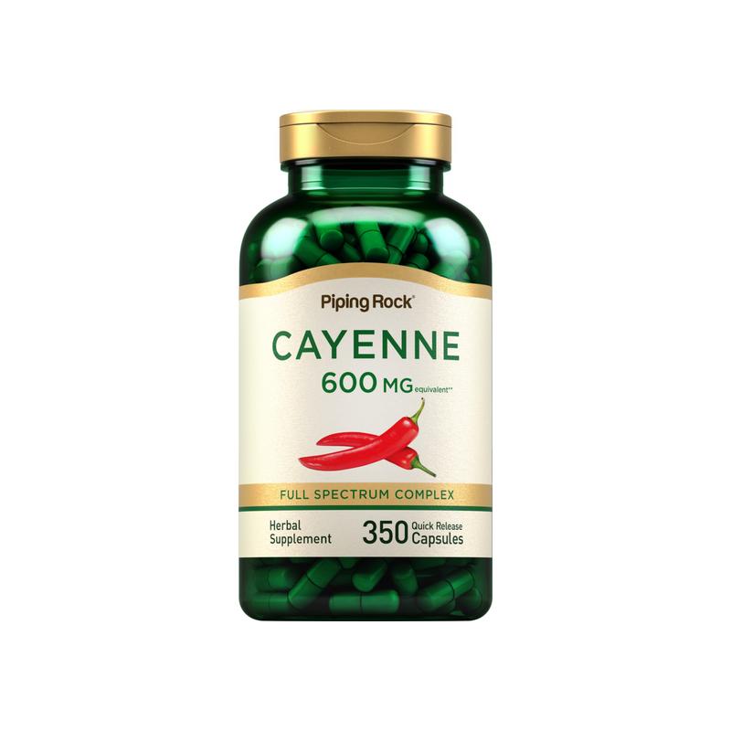 辣椒提取物胶囊，每粒 600 毫克，350 粒