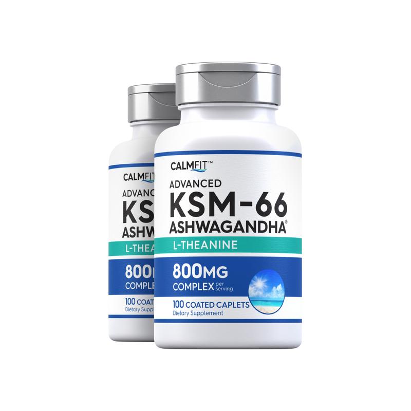 KSM-66 专利南非醉茄，每份 800 毫克，200 粒剂，共 2 瓶