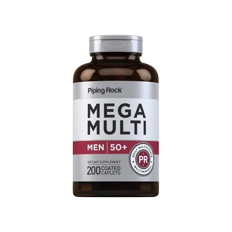 50 岁以上男士综合维生素片，200 粒