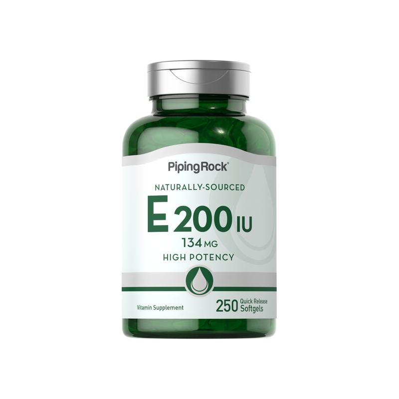 天然维生素 E 软胶囊，200  IU，250 粒