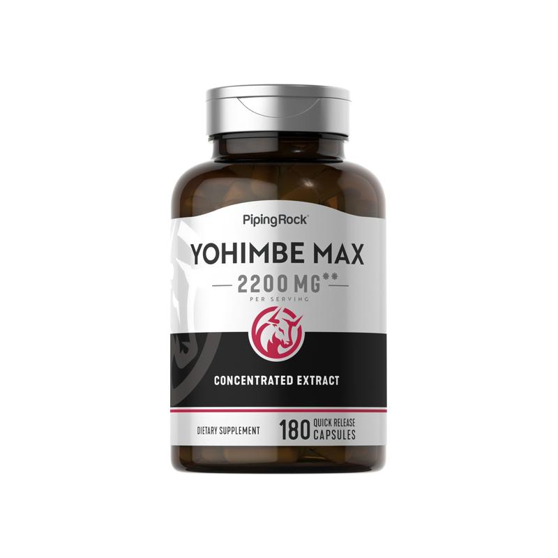育亨宾提取物，每份 2200 毫克，180 粒
