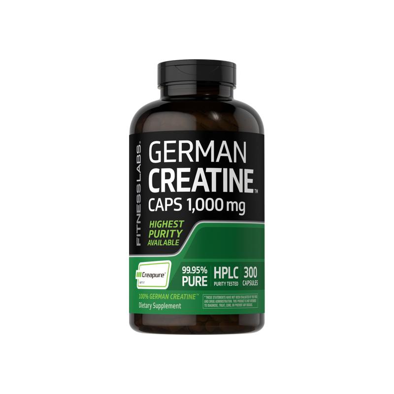 德国一水肌酸（Creapure 专利），每粒 1000 毫克，300 粒胶囊