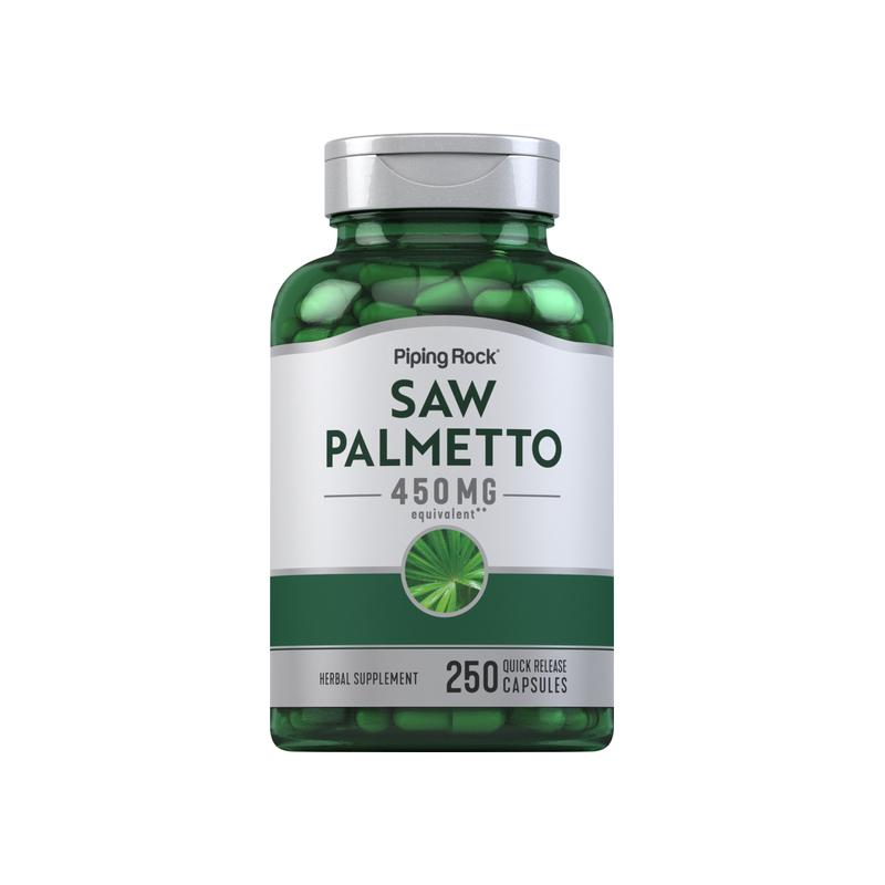 锯棕榈，每粒 450 毫克，250 粒