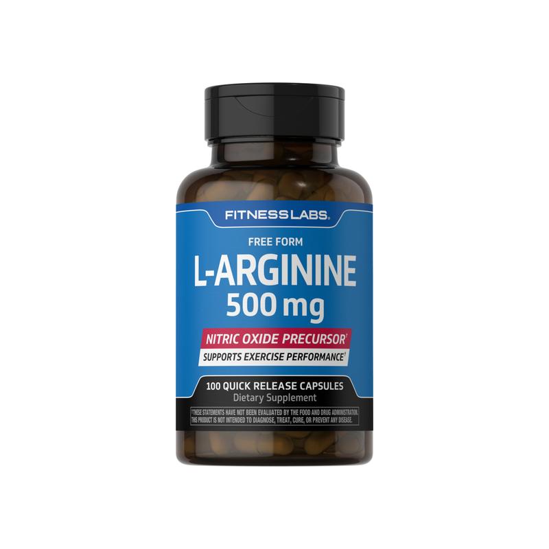 L - 精氨酸，每粒 500 毫克，100 粒胶囊