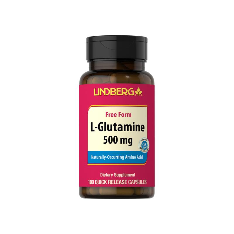 L - 谷氨酰胺，每粒 500 毫克，100 粒