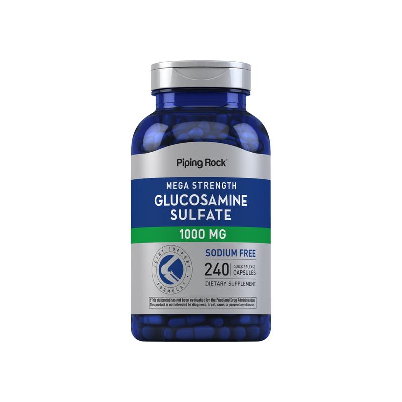 Mega 葡萄糖胺 Sulfate,1000 毫克,240 速释 胶囊