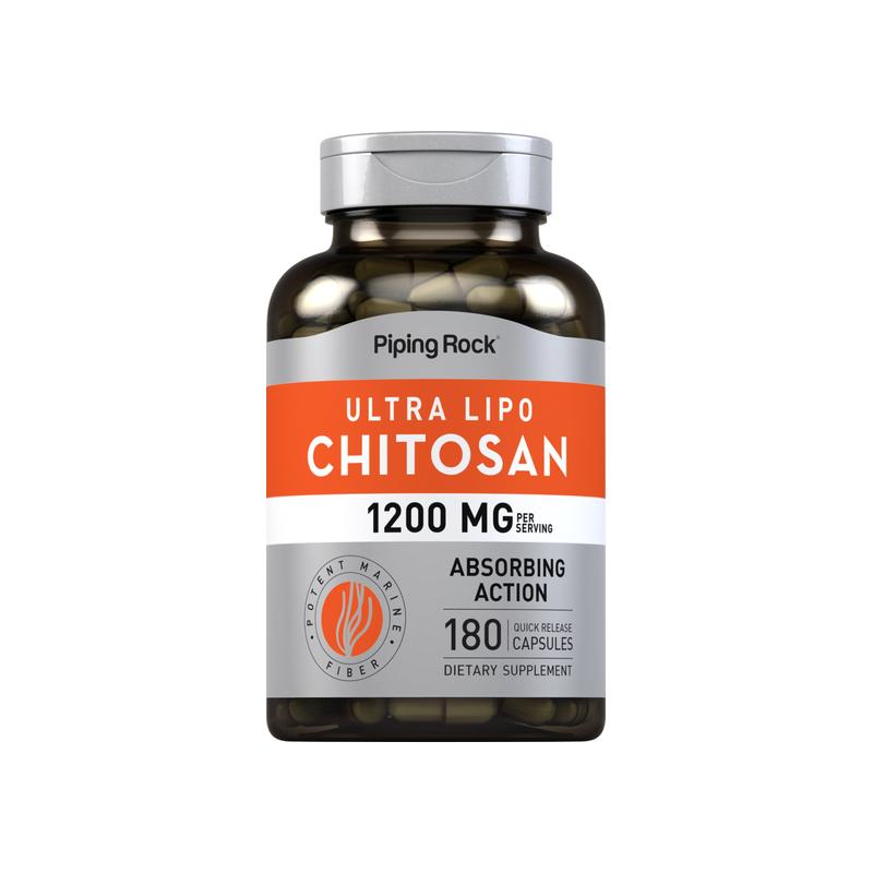 脂溶性壳聚糖，每份 1200 毫克，180 粒