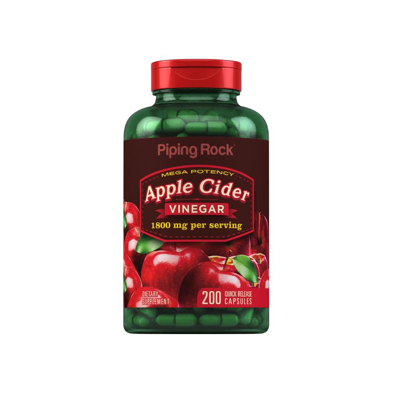 Mega Potency Apple Cider Vinegar,1800 毫克（每份）,200 速...