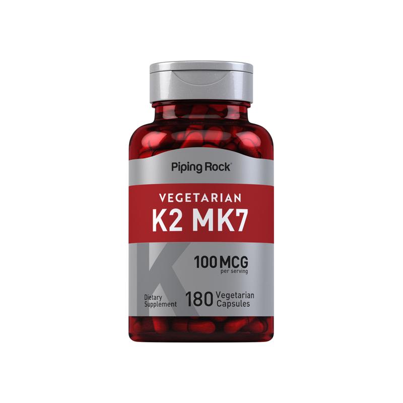 MK-7 型维生素 K2，每份 100 微克，180 粒