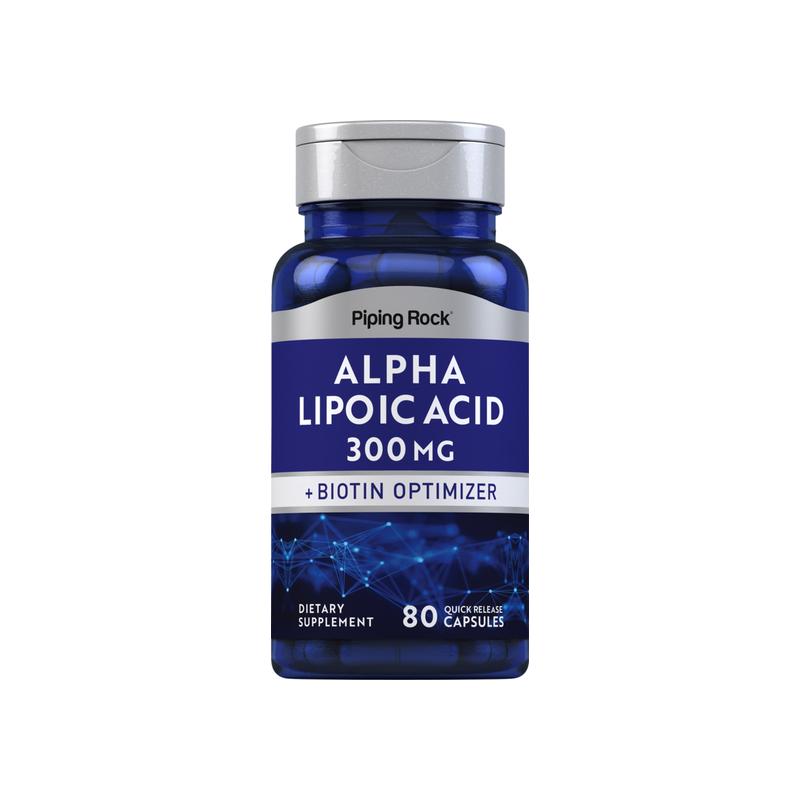 Alpha Lipoic Acid,300 毫克,80 速释 胶囊