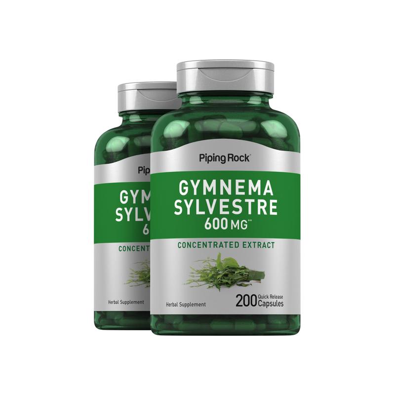 匙羹藤提取物，每粒 600 毫克，200 粒，共 2 瓶
