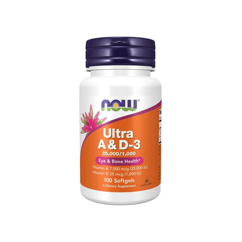 高含量维生素 A+D3（25000/1000  IU），100 粒软胶囊