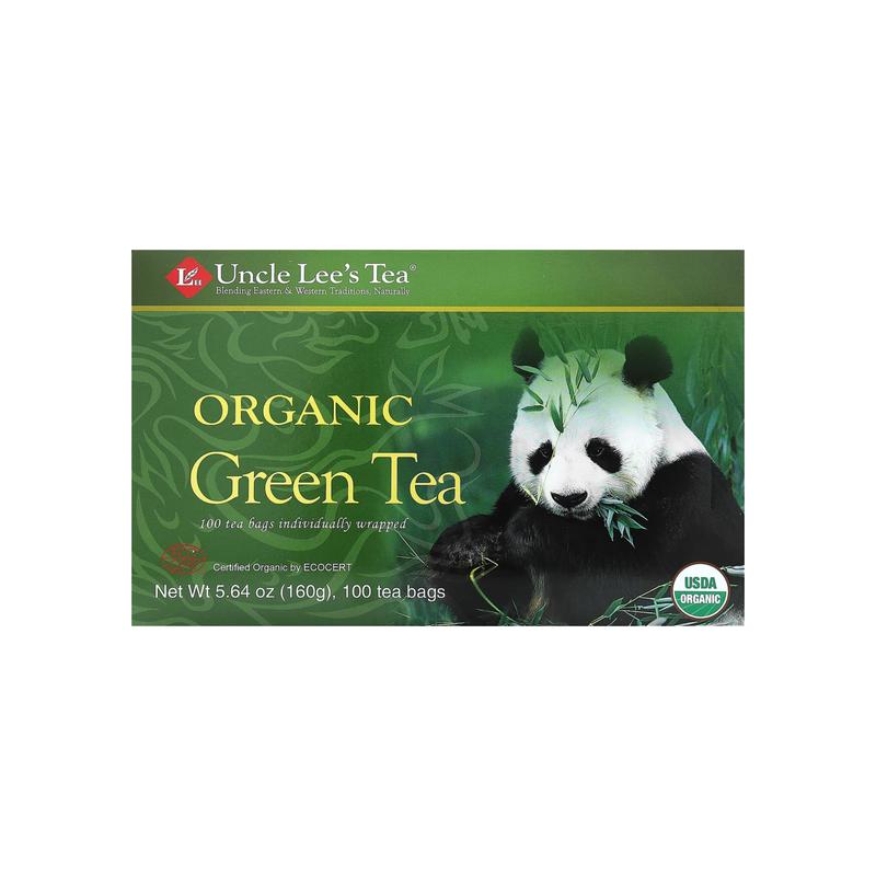 有机绿茶，100 茶包