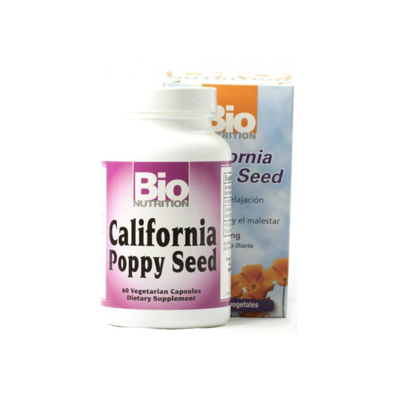 加州罂粟籽提取物，每粒 500 毫克，60 粒