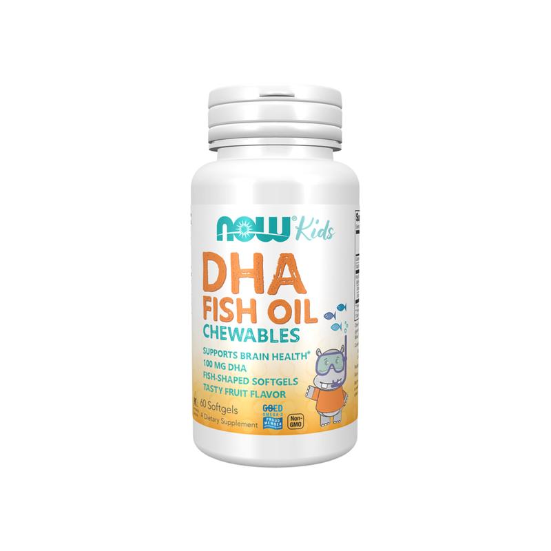 儿童 DHA 咀嚼软胶囊，每粒 100 毫克，60 粒