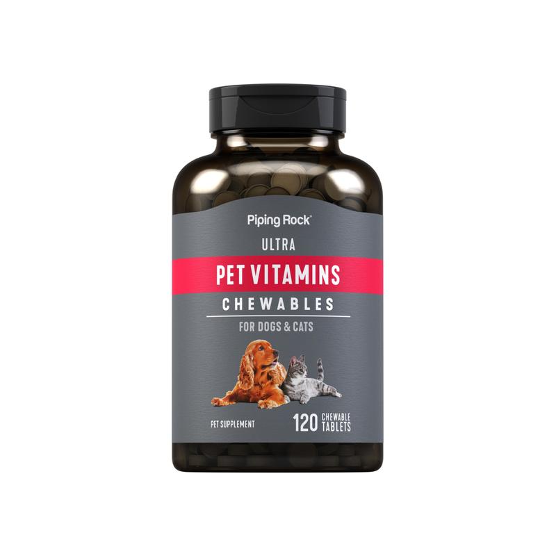 猫狗通用复合维生素咀嚼片，120 片