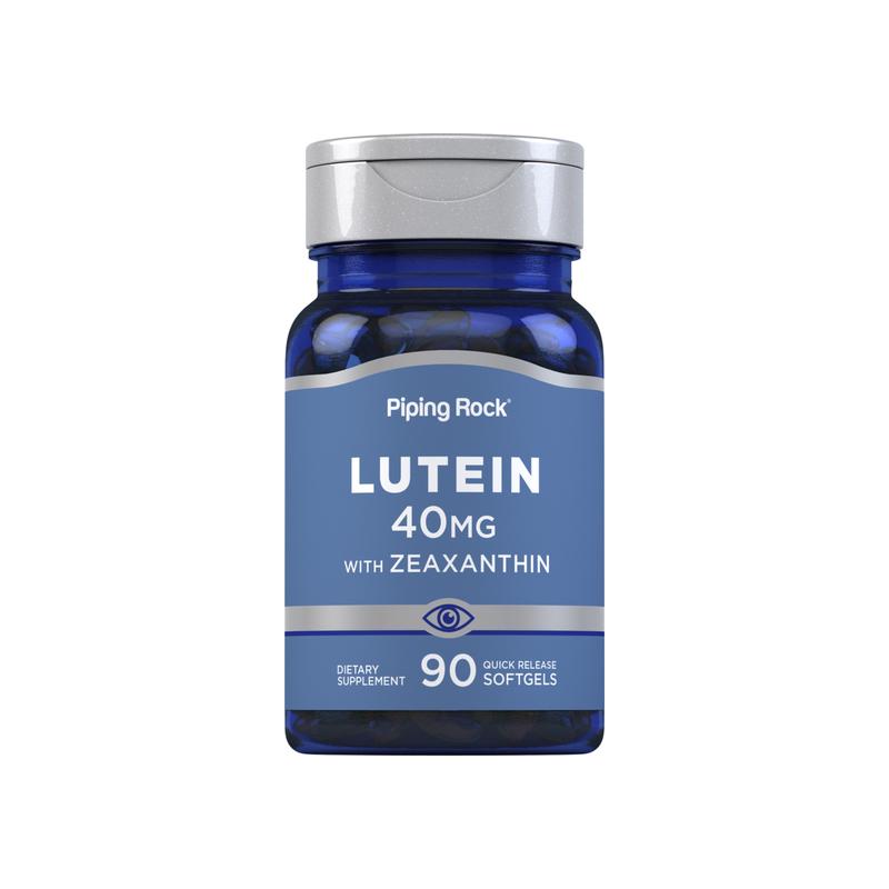 叶黄素 + Zeaxanthin,40 毫克,90 速释软胶囊