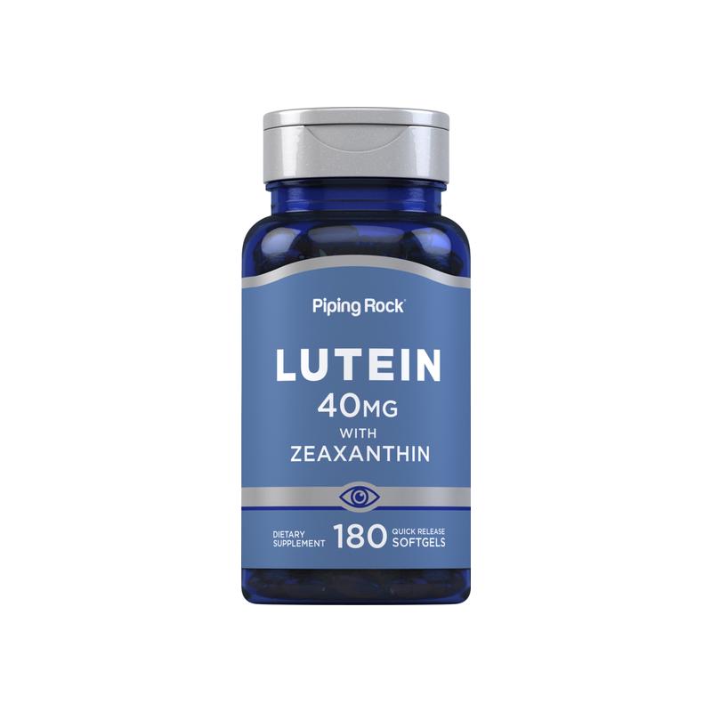 叶黄素 + Zeaxanthin,40 毫克,180 速释软胶囊