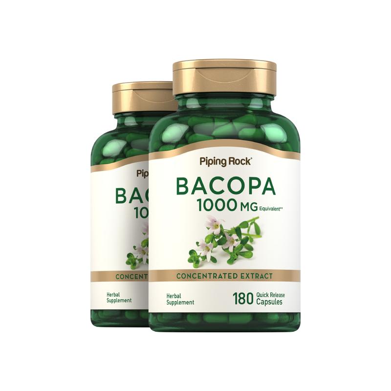 假马齿苋提取物，每粒 1000 毫克，180 粒，共 2 瓶