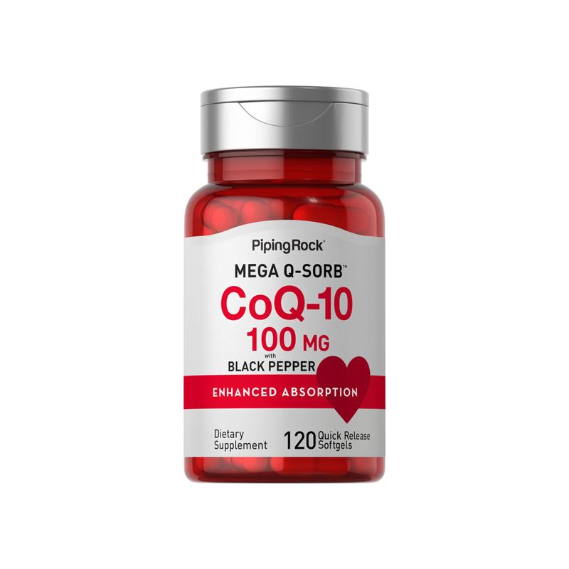 辅酶 Q10，每粒 100 毫克，120 粒