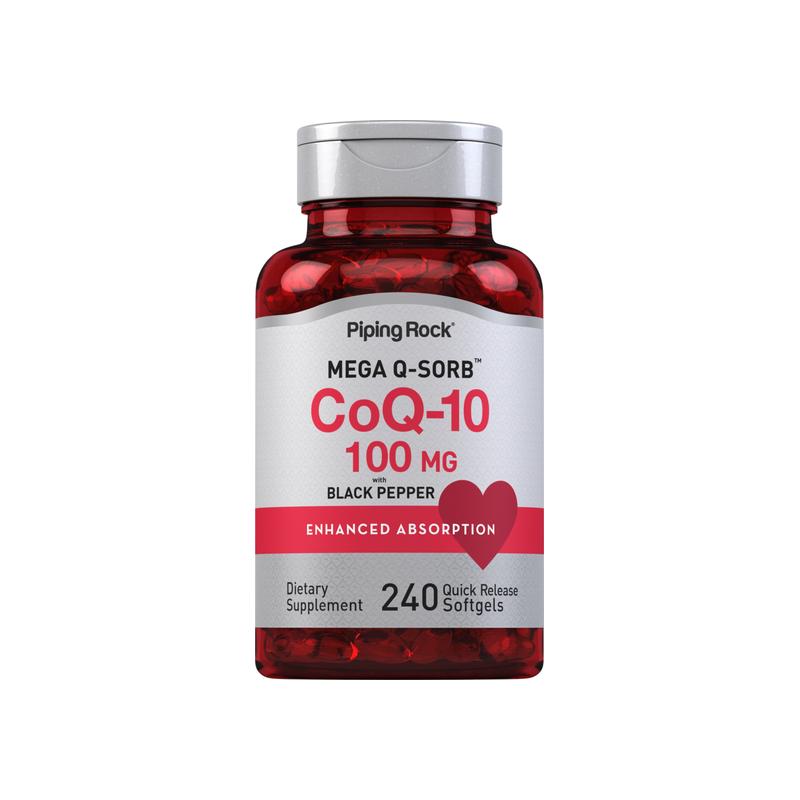 辅酶 Q10，每粒 100 毫克，240 粒