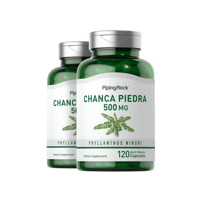 珍珠草提取物，每粒 500 毫克，120 粒，共 2 瓶
