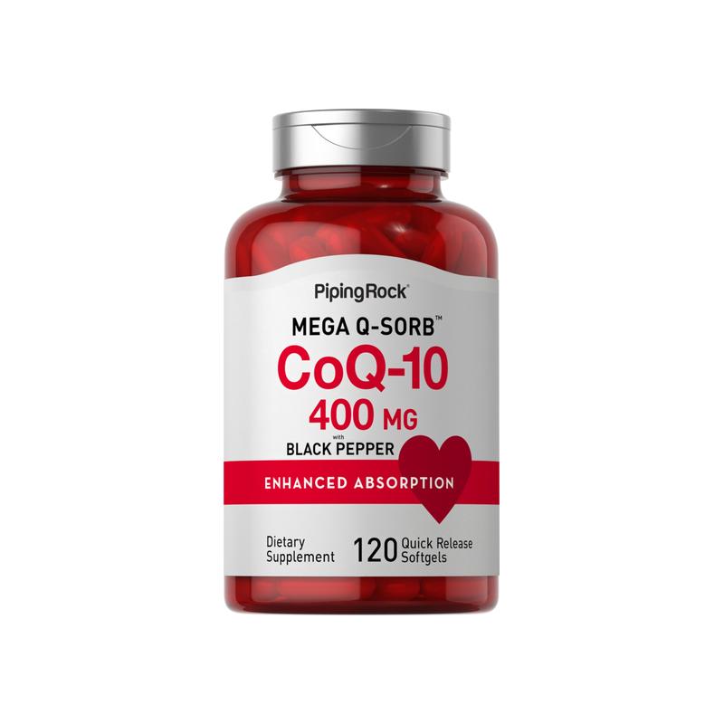 辅酶 Q10，每粒 400 毫克，120 粒