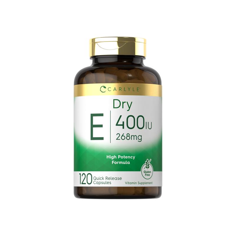 干性维生素 E（d-α- 生育酚），400  IU，120 粒